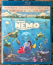 Disney Finding Nemo 3D Blu-ray DVD 2012 5-Disc Set Ultimate Collector's Edition