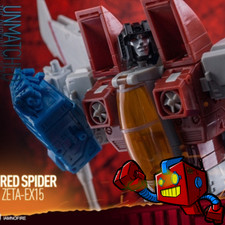Transformers Masterpiece Starscream Zeta Toys EX 15 Red Spider