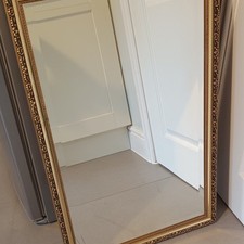 Gallery Framing Shell Gold Framed Rectangular Wall Mirror Wood 34x24in