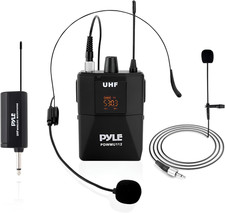 UHF Wireless Microphone System Kit - Portable Professional Cordless Microphone S