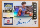 📈 🔥2023-24 Contenders Ausar Thompson RC Auto Finals Ticket /49 🏀🔥📈