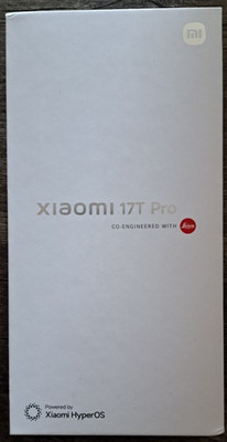Neu:Xiaomi 17T Pro 5G 12GB 512GB - Black Schwarz ungeöffnet OVP