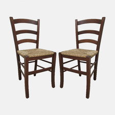 Set Di 2 Sedie Classiche in Legno, per Sala Da Pranzo, Cucina O Salotto, Made in