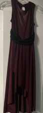 Weissman Dance Costume Burgundy Size: LC Black Accent Mint Condition