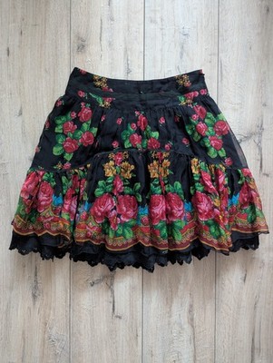 BLUMARINE ブルーガール ブルマリン 花柄フラワー シルク スカート s-l400.jpg
