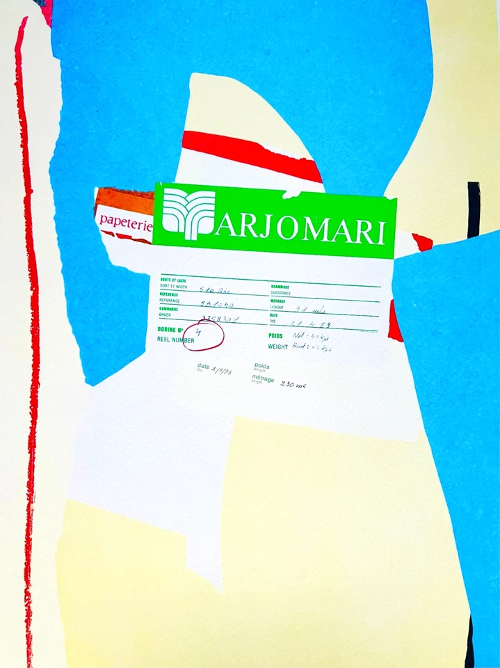 Lápis numerado Robert Motherwell litografia certificado de autenticidade original assinado edição limitada - Imagem 2 de 4