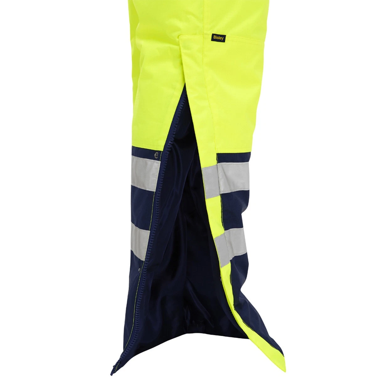 Bib Overall for Extreme Cold PIP Bisley #318M6452T Class E - Hi-Viz Lime - 1 PR image 4