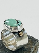 Sterling silver and turquoise ring