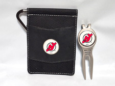 New Jersey Devils NHL Divot Tool w/ Ball Marker & Scorecard Holder, NEW !!!