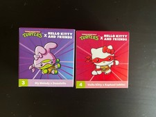 McDonald's Hello Kitty x TMNT Happy Meal Toy Set 3-4 Unopened