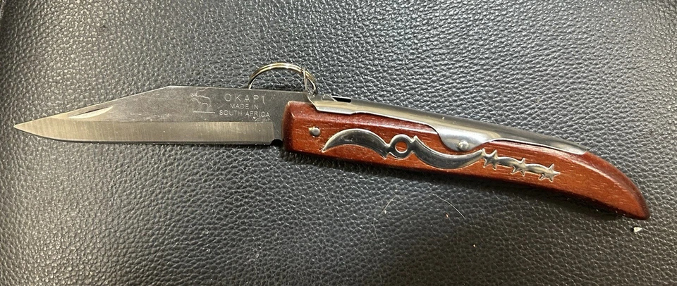  Okapi LOCK RING Knife  South Africa Carbon Steel 4in blade  - Image 3 of 4