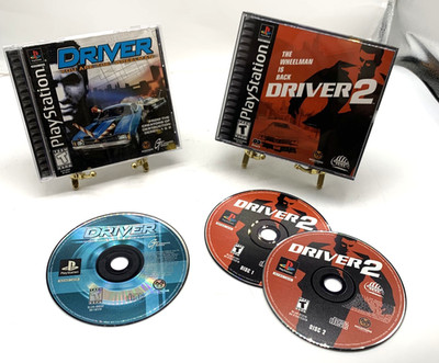 Driver 1 & 2 PLAYSTATION 1 COMPLETE!