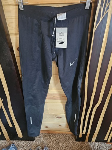 Nike Power Shield Tech Mens Running Tights Black Small Dri-FIT Reflective NWT - Picture 8 of 10