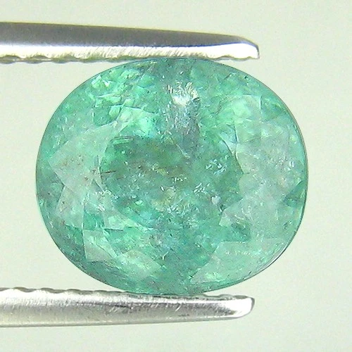 2.98Ct NATURAL GREEN BLUE COPPER BEARING PARAIBA TOURMALINE FROM MOZAMBIQUE