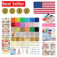 Deluxe Polymer Clay Friendship Jewelry Kit - Fully Equipped for Girls Ages 8-12