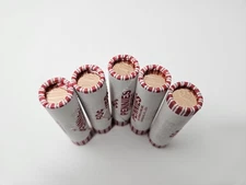FIVE ROLLS 5 2025 D Lincoln Penny cent Denver  Uncirculated 
