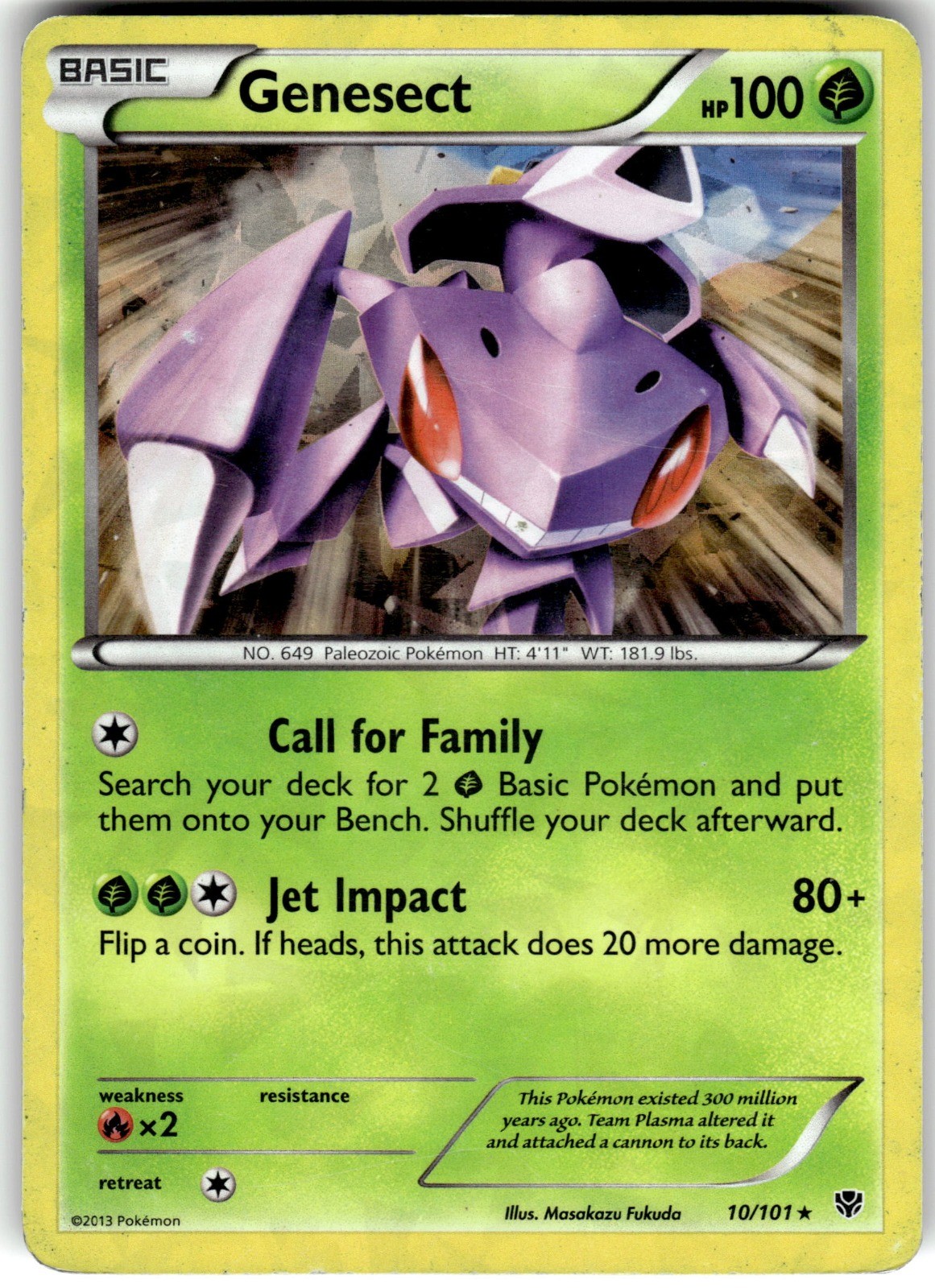 Genesect - 10/101 (BW Plasma Blast) Deck Exclusives 010/101 2016