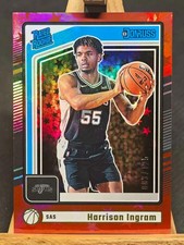 2024 Donruss Harrison Ingram Rated Rookie Red Stars Refractor /125 Spurs RC