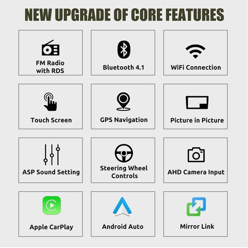 Upgrade Radio for Audi A3 2003-2013 9" Android 15 Carplay Touchscreen Car Stereo - Picture 5 of 17