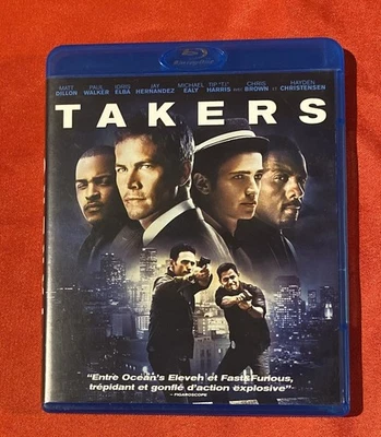 BLU RAY - TAKERS (2010) PAUL WALKER / MATT DILLON / IDRIS ELBA - Photo 1/2