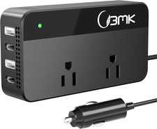 200W Car Power Inverter DC 12V to 110V AC Inverter 4 USB Ports Charger Adapter C