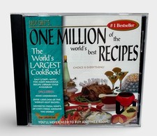Easy Chef  s One Million Of The World  s Best Recipes 4000 Cookbooks in 1 CD- ROM
