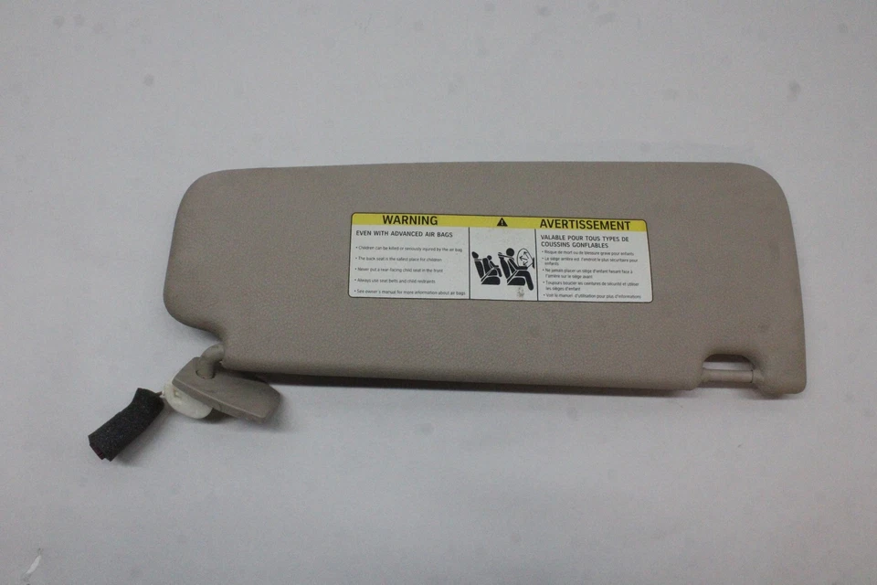 2013 BMW 528XI LEFT DRIVER SIDE SUN VISOR BEIGE OEM 11 12 13 14 15 16 - Image 3 of 4