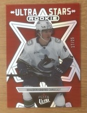 2025-26 Fleer Ultra Braeden Cootes Red Ultra Stars Rookie 17/25
