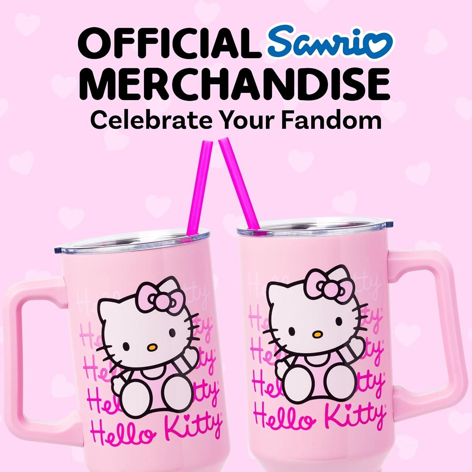 Silver Buffalo Sanrio Hello Kitty Tumbler - Thumbnail 4
