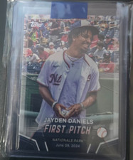 Jayden Daniels 2024 Topps Update First Pitch #FP-8 Rookie RC Commanders