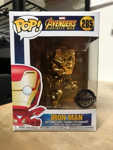 funko pop gold iron man