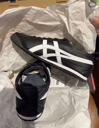 Onitsuka Tiger MEXICO 66 NERO BIANCO 1183C102 001 nuovo con scatola - Foto 7 di 28