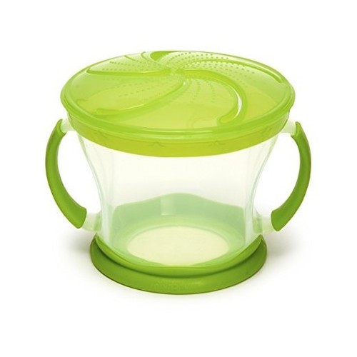 Baby Snack Cup Container BPA Free No Spill Toddler Hot Snacker Bowl