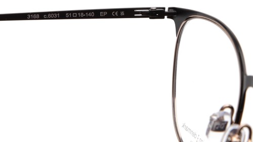 NEW PRODESIGN DENMARK 3168 c.6031 Black Gold EYEGLASSES 51-18-140mm B42mm - Picture 10 of 10