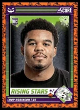 2024 Score-A-Treat Rising Stars Orange Pumpkin #12 Chop Robinson - Rookie