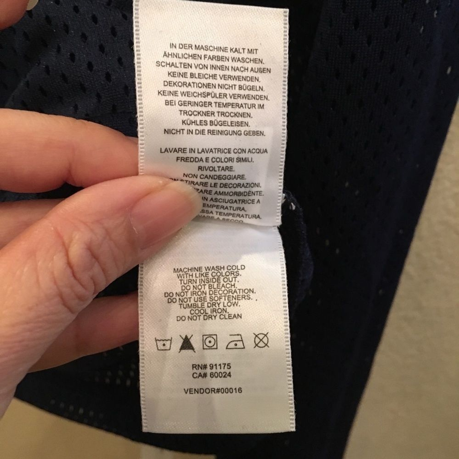 Nuova con etichette~fila Felpa con cappuccio donna navy Noemi taglia small