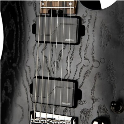 Cort Kx500 Etched Guitar Fishman Fluence Pickups Macassar Ebony