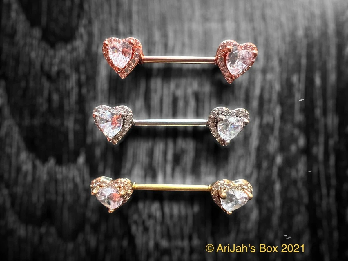 Surgical stainless hotsell steel nipple bars