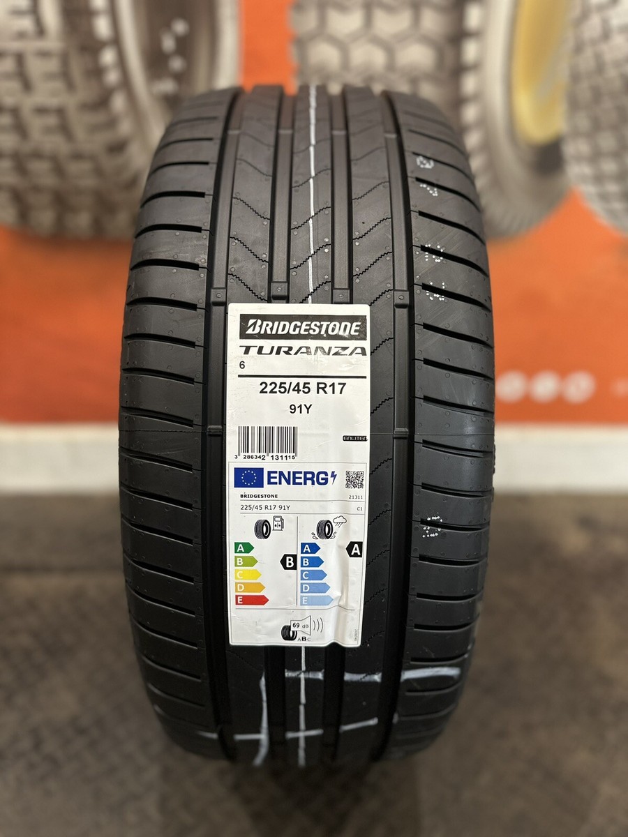 1 x 225/45 R17 Bridgestone Turanza T006 91Y 225 45 17 (2254517