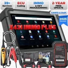 2025 LAUNCH X431 IMMO Plus PAD VII+ Car Diagnostic Scanner Key Programming Tool