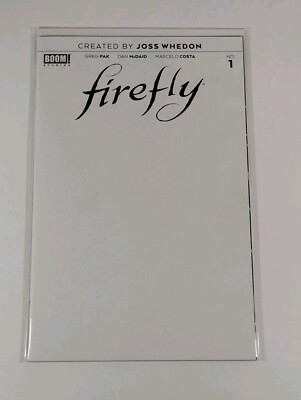 Firefly Brand New Verse #1 BLANK Sketch Variant BOOM Studios LOTS OF PICS!