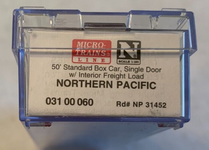 Micro-Trains N Scale 031 00 060 Northern Pacific 50' Standard Box Car w ...