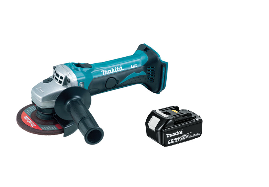 Makita 18v LXT 115mm Angle Grinder - 1 x 5ah Battery - DGA452Z