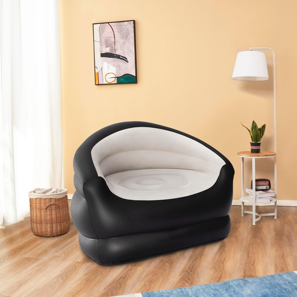 Inflatable Couch Outdoor Air Sofa,Blow up Couches Lazy Sofa for Camping