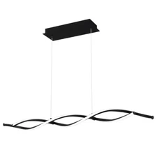 Quoizel Newport LED Linear Chandelier in Matte Black - PCNPT138MBK