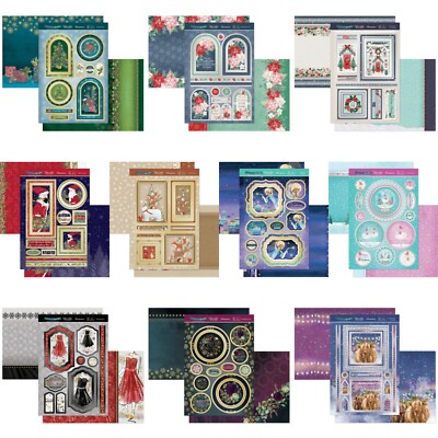 Download Hunkydory Christmas Card Making Kits Christmas Sparkle Choice Of Topper Sets Ebay PSD Mockup Templates