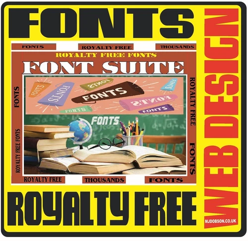 Fonts 120,000 Royalty-Free Fonts DVD | Design & Artwork for Word & Presentations