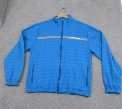 RIPNDIP Jacket Men L Blue Must Be Nice Track Zip Streetwear Y2K Hype Skater Logo
