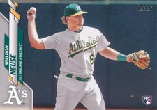 Sheldon Neuse 2020 Topps Series 2 Rookie Card RC #699 Oakland A's baseball card