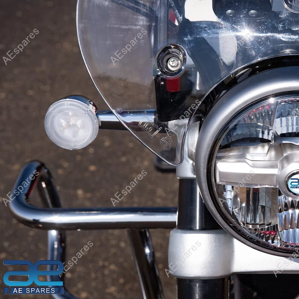 Indicatori LED Argento Per Royal Enfield Super Meteor Shotgun 650 KXA00263 GEC - Immagine 2 di 4